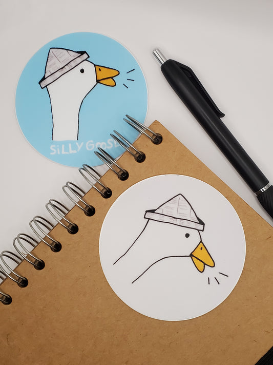 Silly Goose Waterproof Sticker