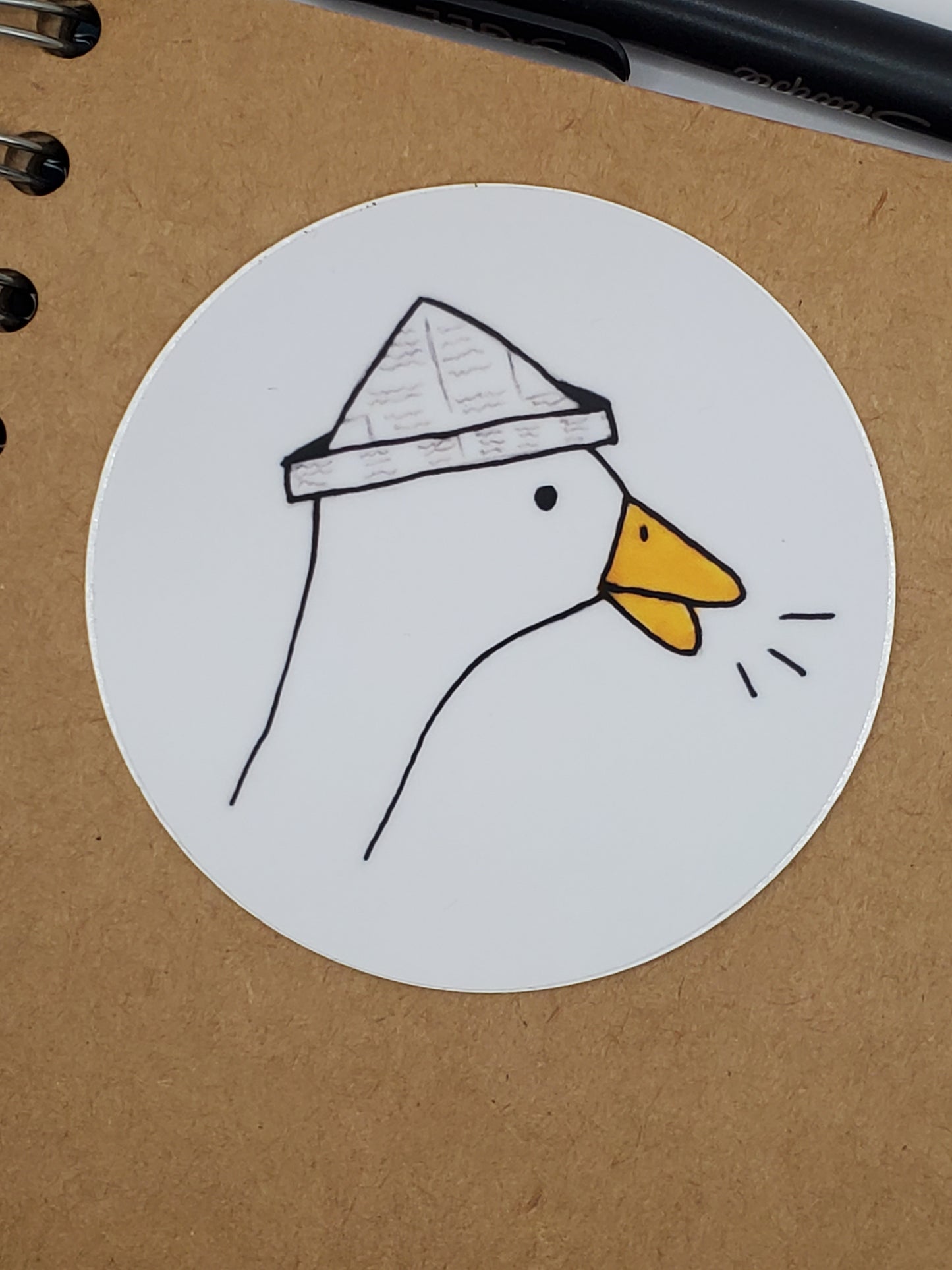 Silly Goose Waterproof Sticker