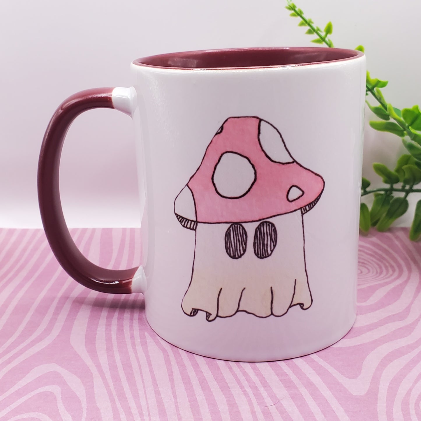 Mushroom Ghost Mug
