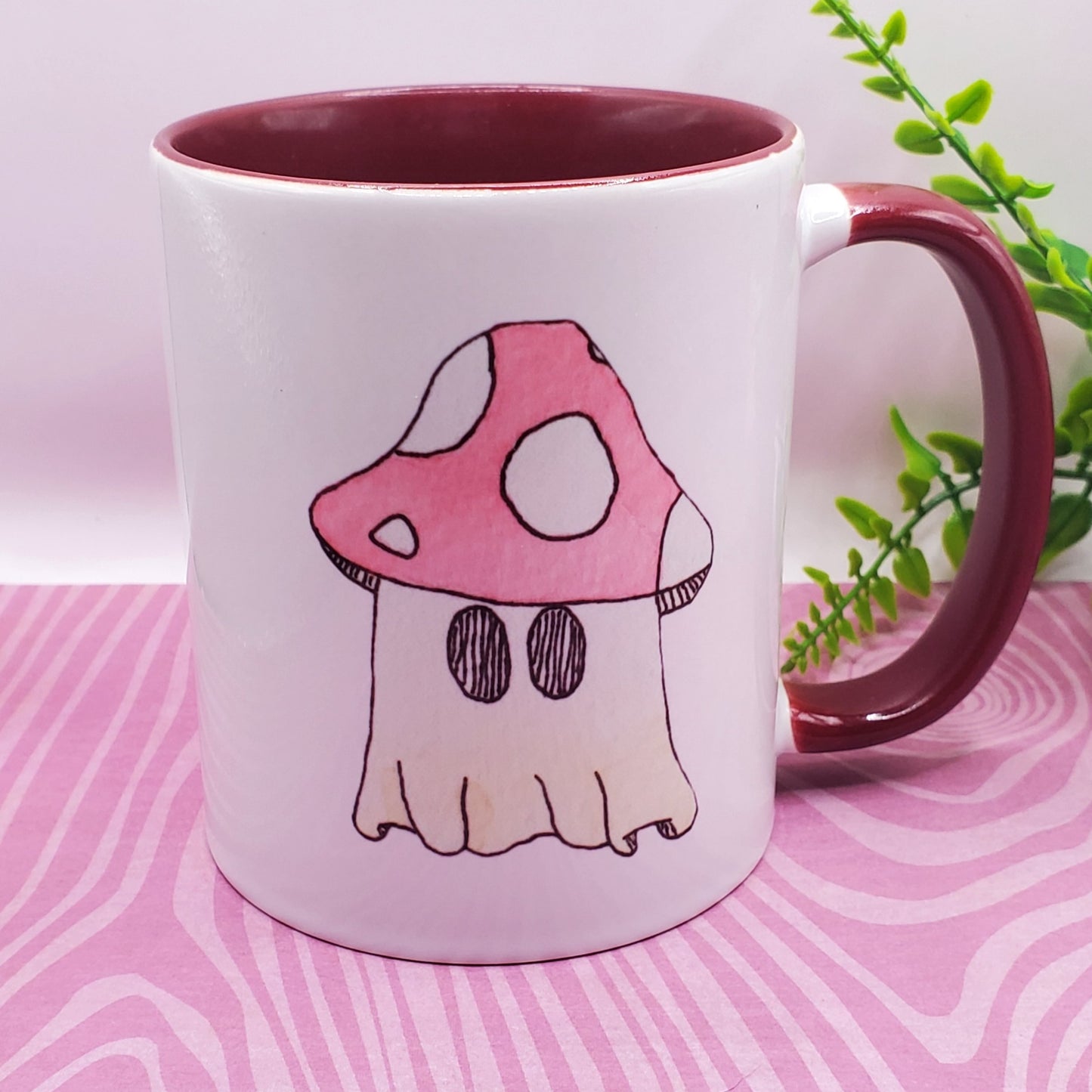 Mushroom Ghost Mug