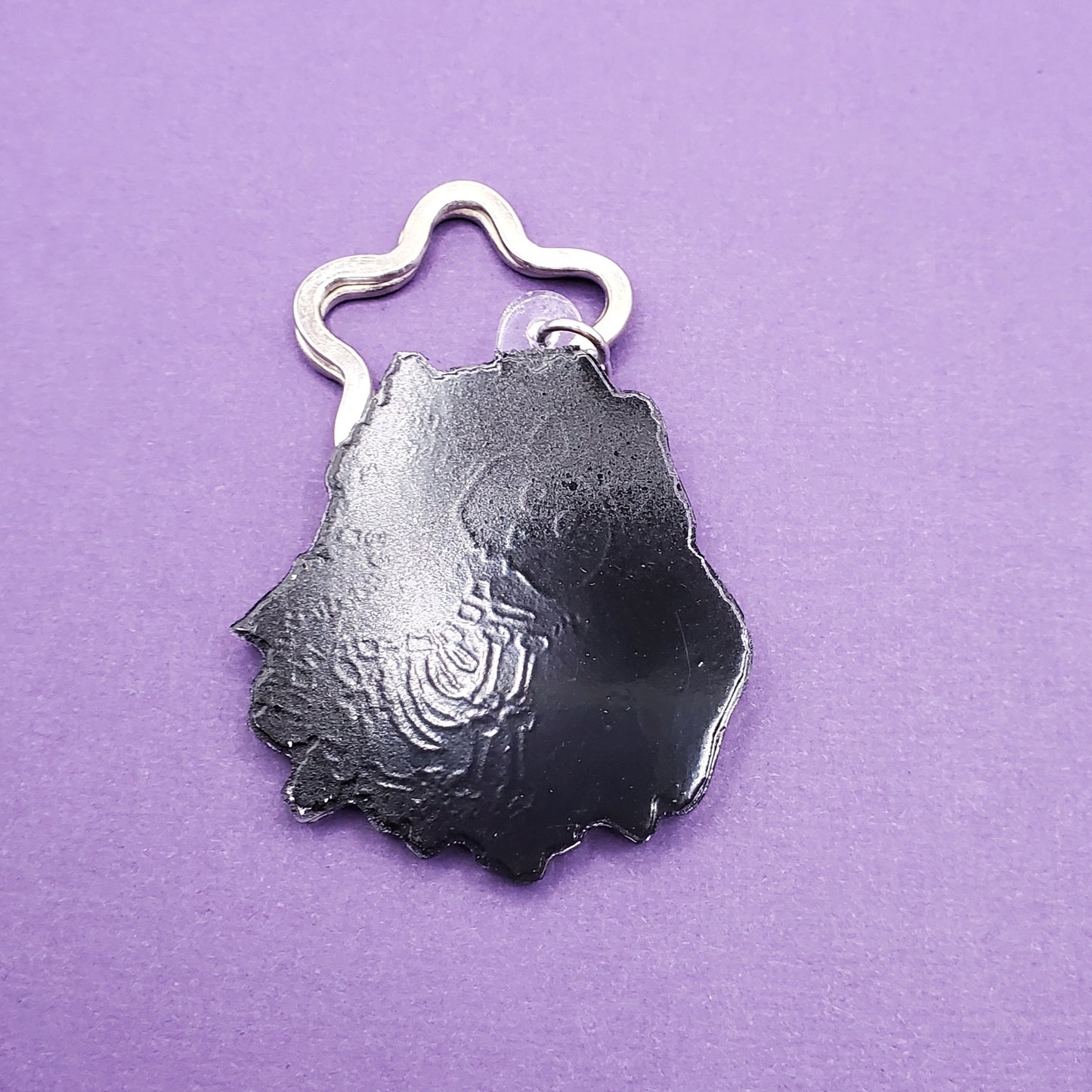 Skeleton Cat Keychain