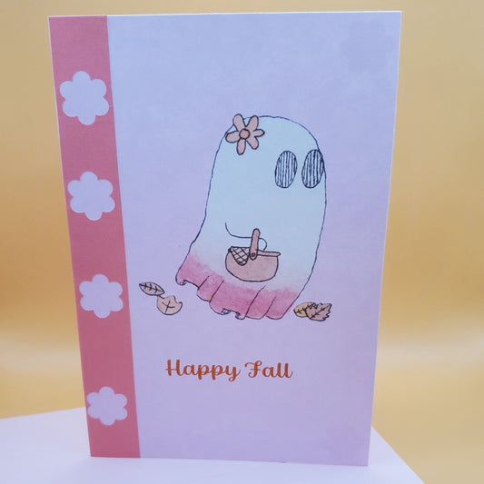 Fall Ghost Greeting Card