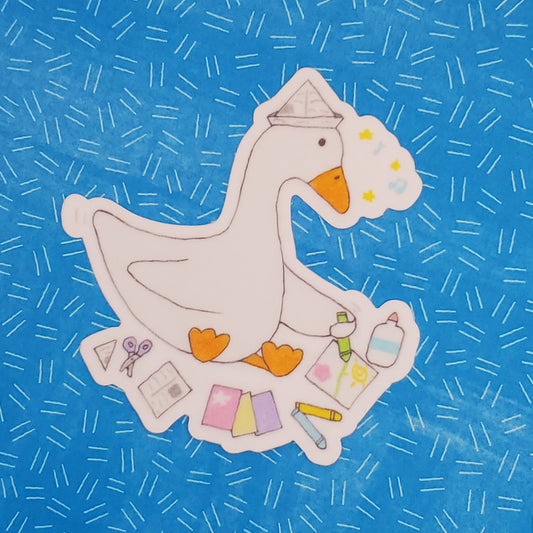 Goose Artist Waterproof Sticker